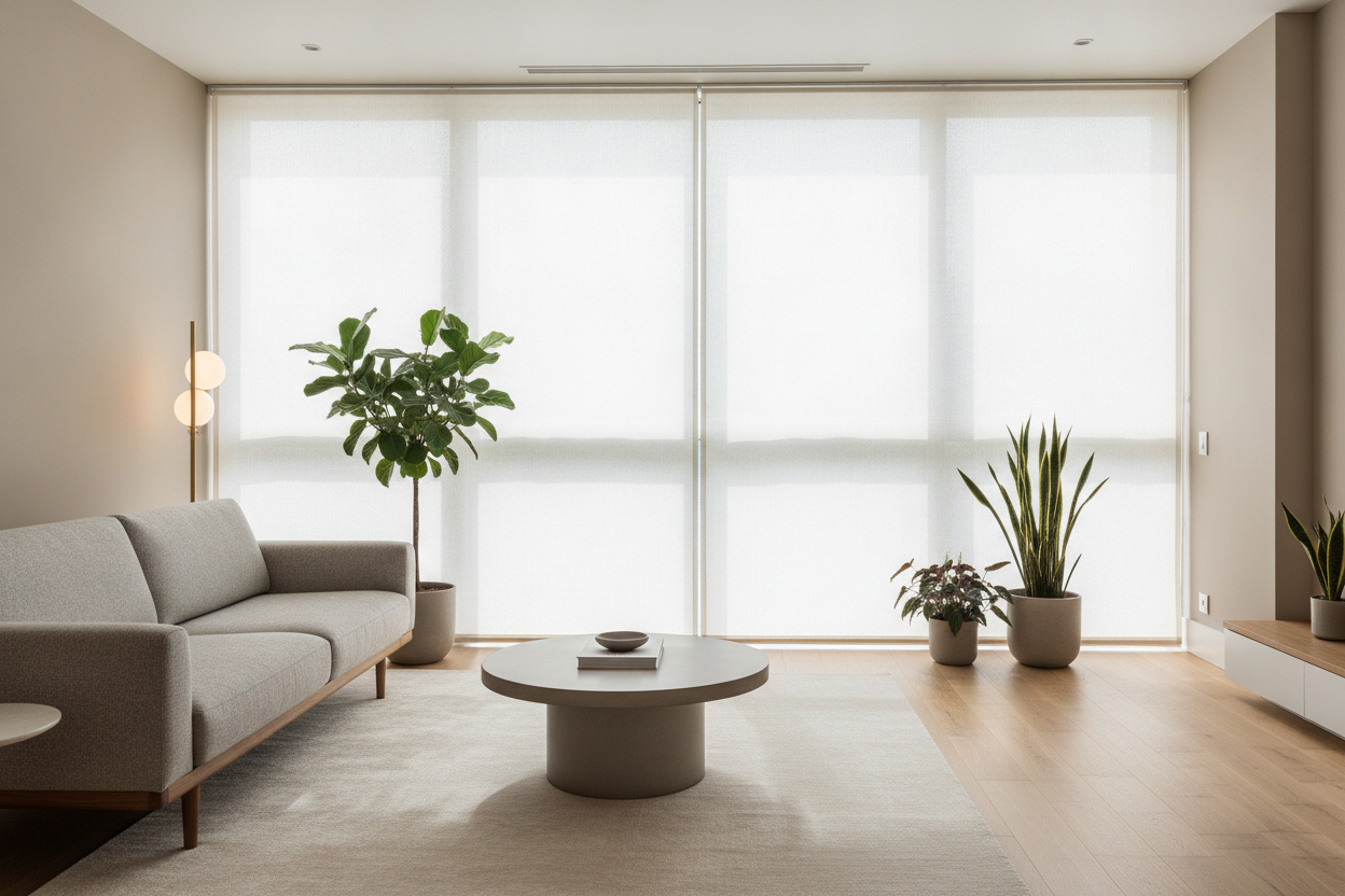 Your South-Facing Windows Need a Scrim Shade, Not Heavy Drapes