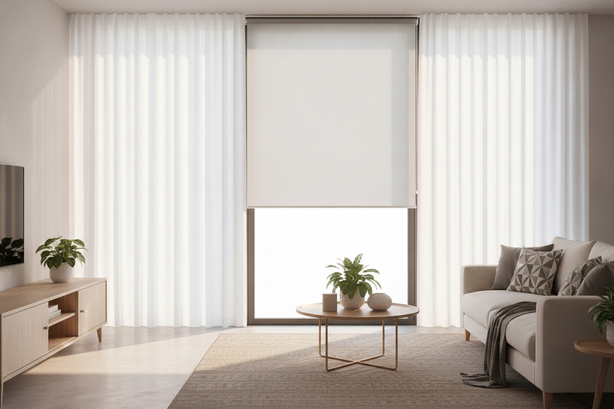How I Make a Removable Window Shade Look Like Permanent Decor