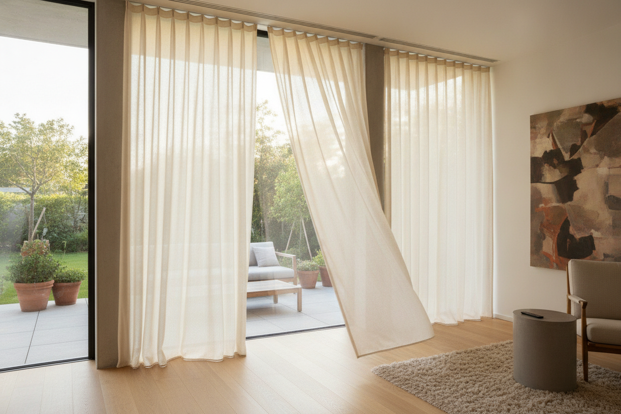 I Stopped Building Walls and Hung Retractable Outdoor Curtains Instead