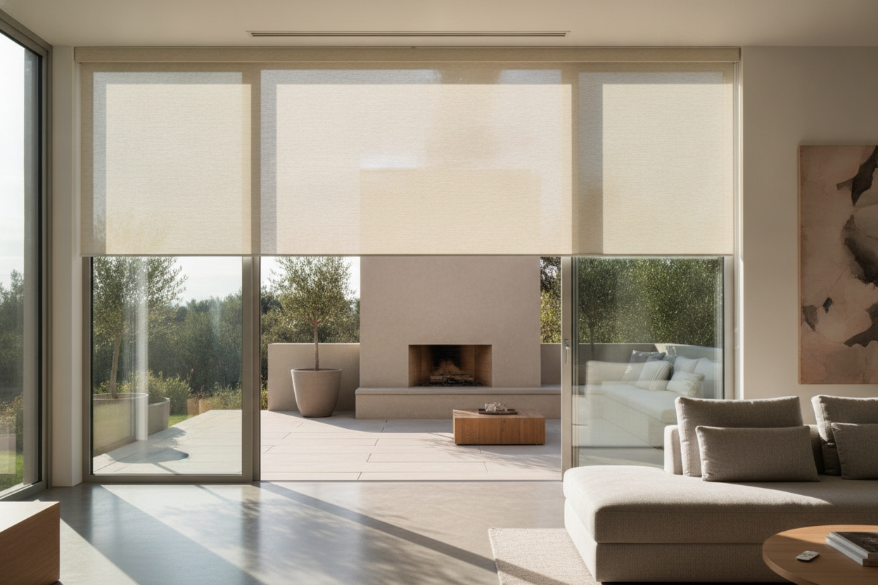 How a Horizontal Retractable Shade Saved My Dark Living Room