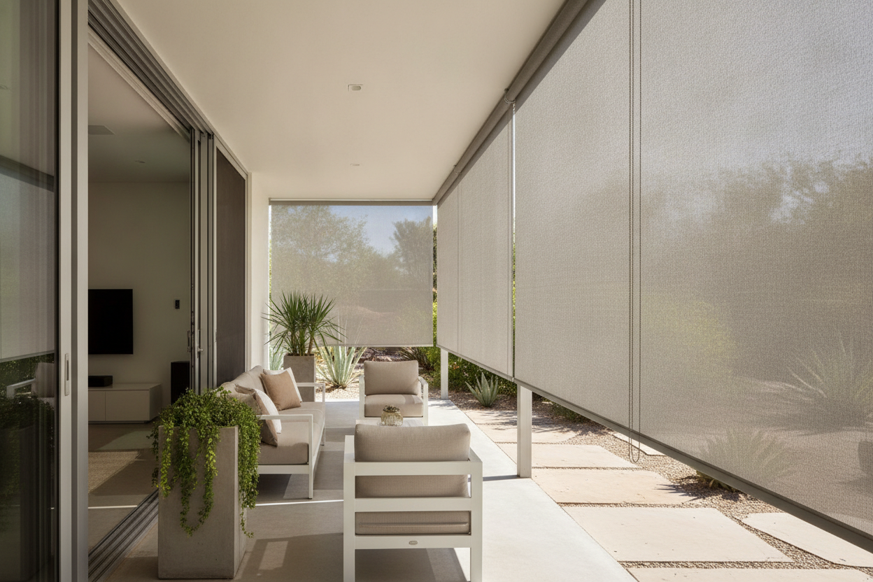 My Patio Was Unusable Until I Installed Automatic Sun Shades