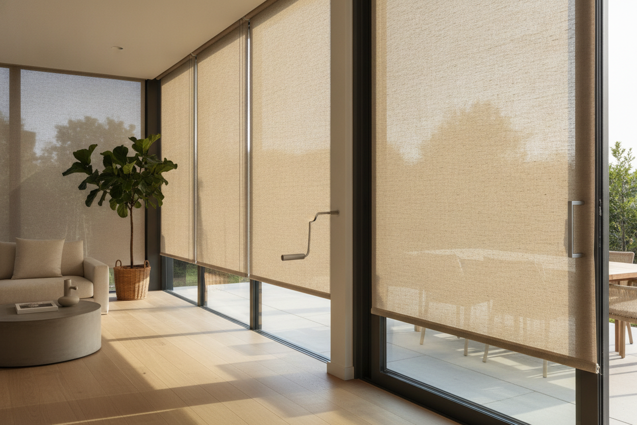 Why I Skipped Motors and Chose Manual Outdoor Shades Instead