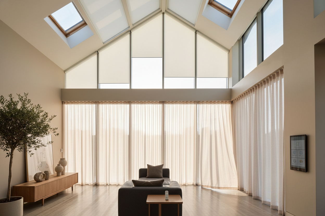 The 15-Foot Reach: Why I Chose Lutron Automated Skylight Shades
