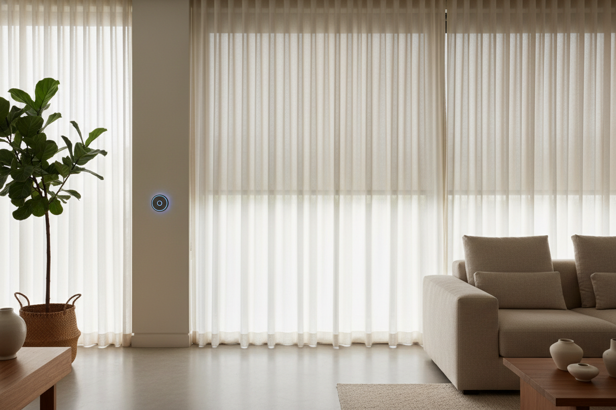 I Avoided Automated Blinds and Shades Until I Learned This Layering Trick