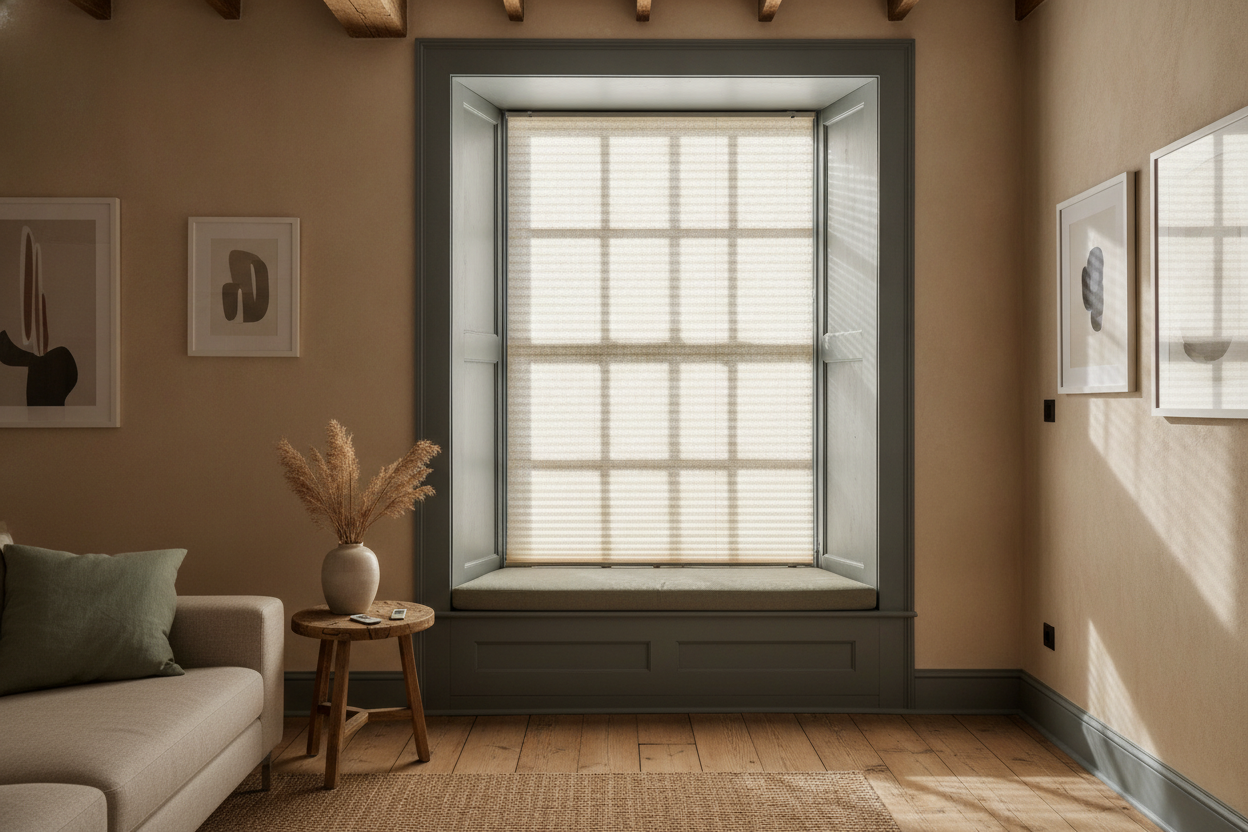 How Plissé Blinds Solved the Awkward Shallow Windows in My Historic Home