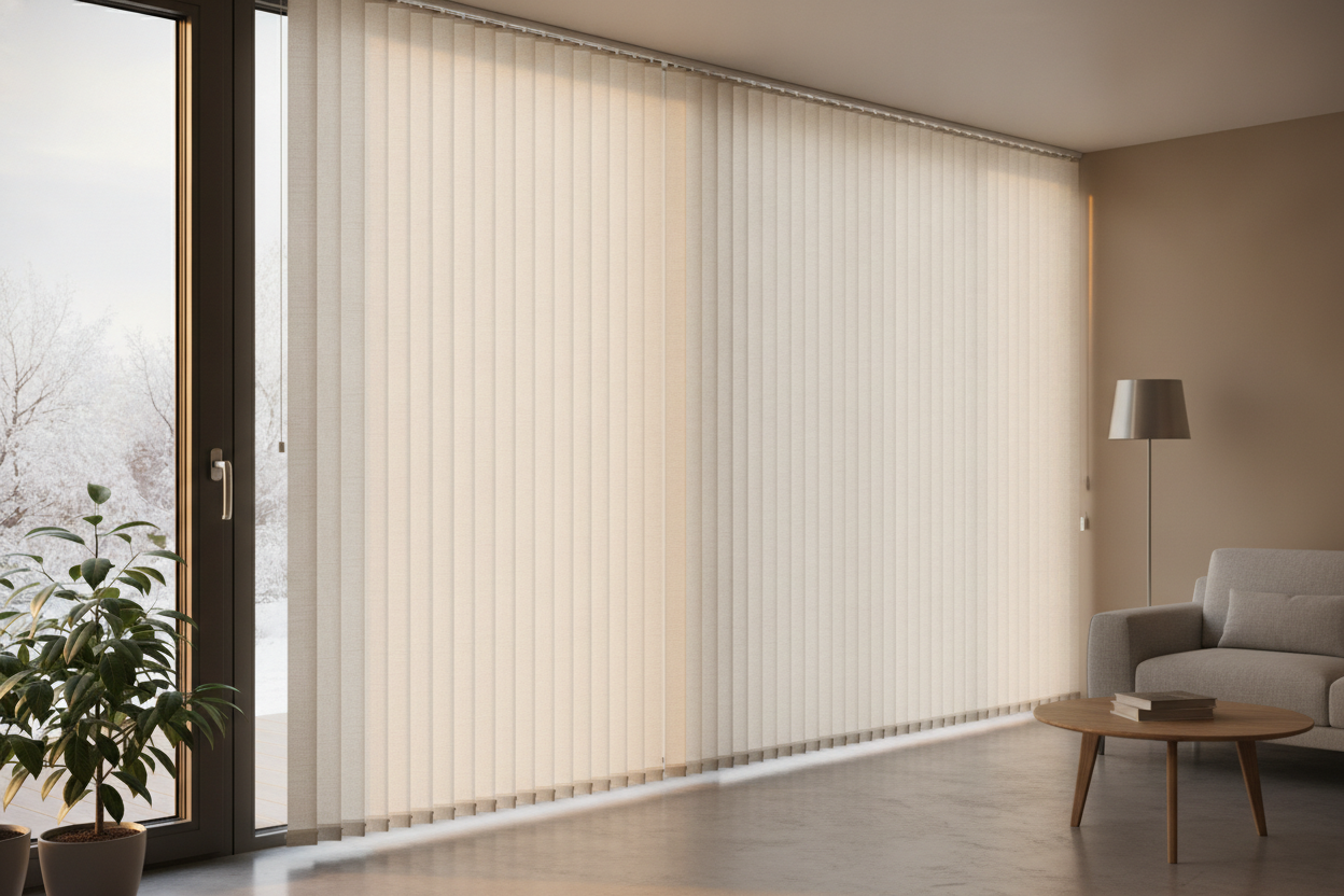 Are Vertical Cellular Blinds the Fix for Freezing Sliding Glass Doors?