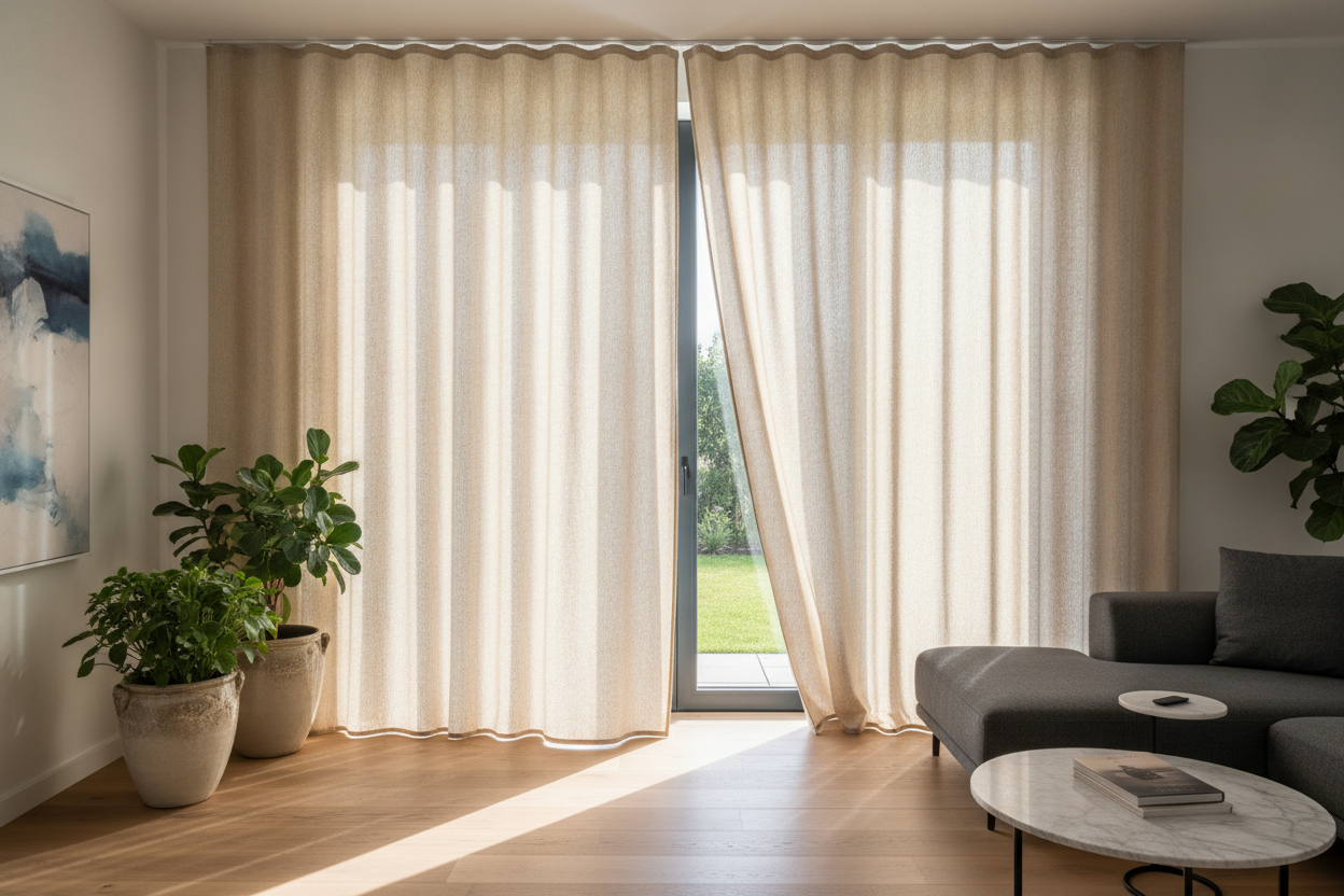 Do Cloth Vertical Blinds for a Patio Door Actually Look Like Drapes?