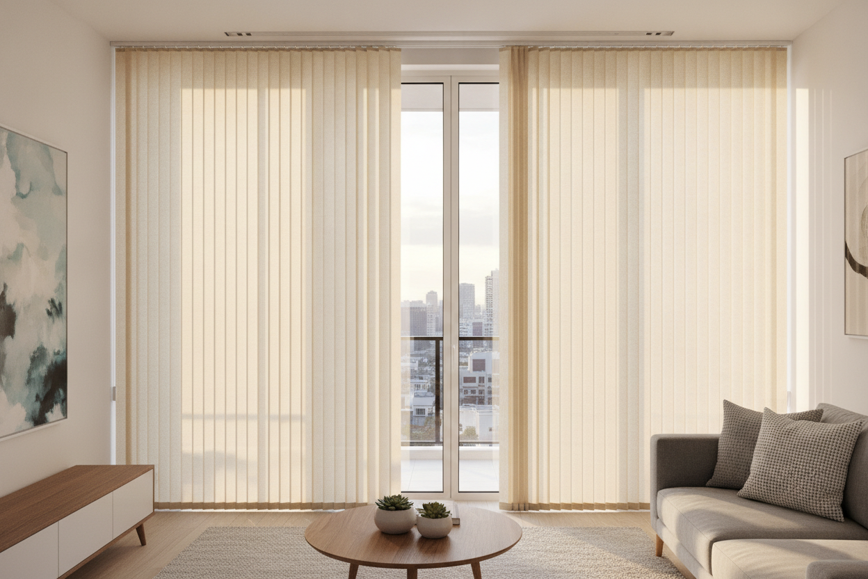 I Switched to Split Blinds to Fix My Lopsided Patio Door