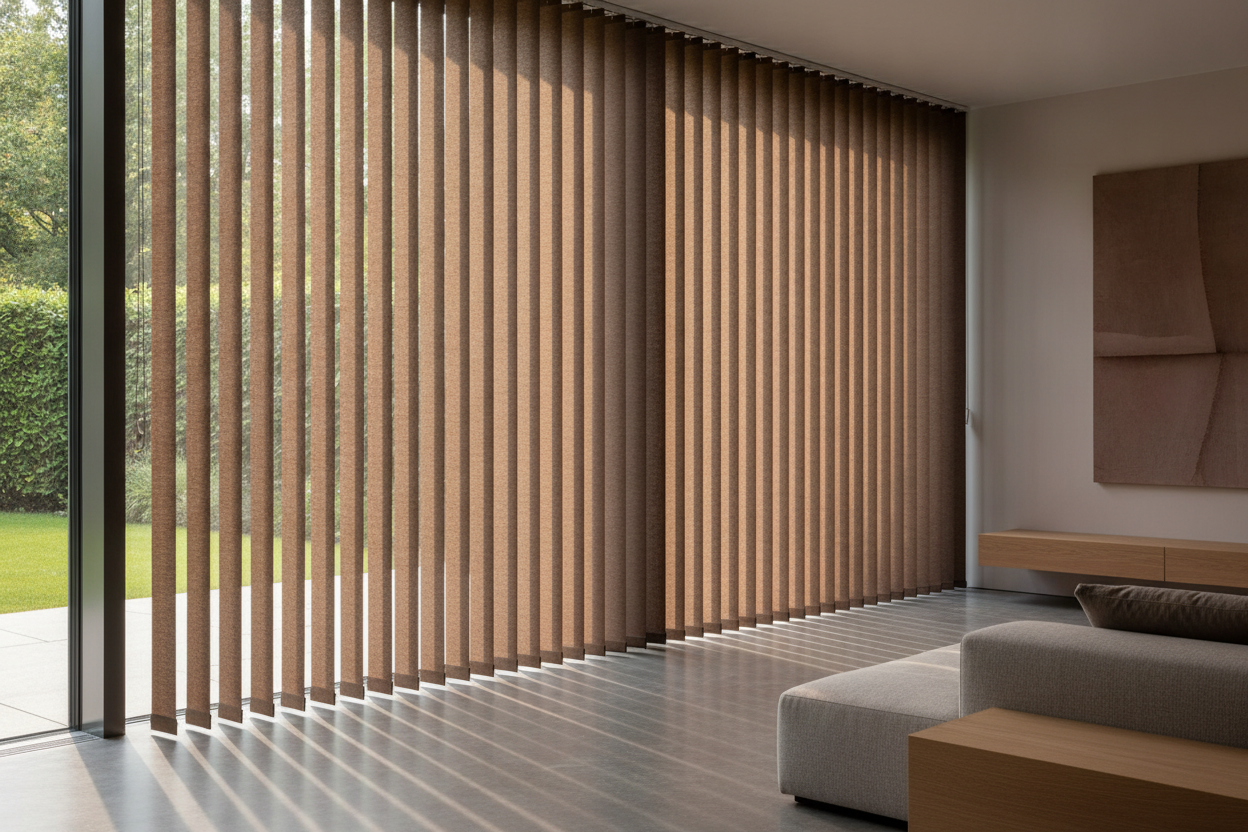 I Swore I'd Never Use Vertical Brown Blinds (Until I Saw This Room)