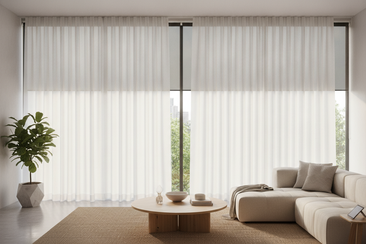 Stop Making Your Window Blinds and Drapes Fight for Space