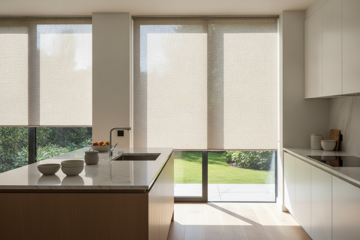 Are Fabric Blinds for Kitchen Windows a Terrible Idea?