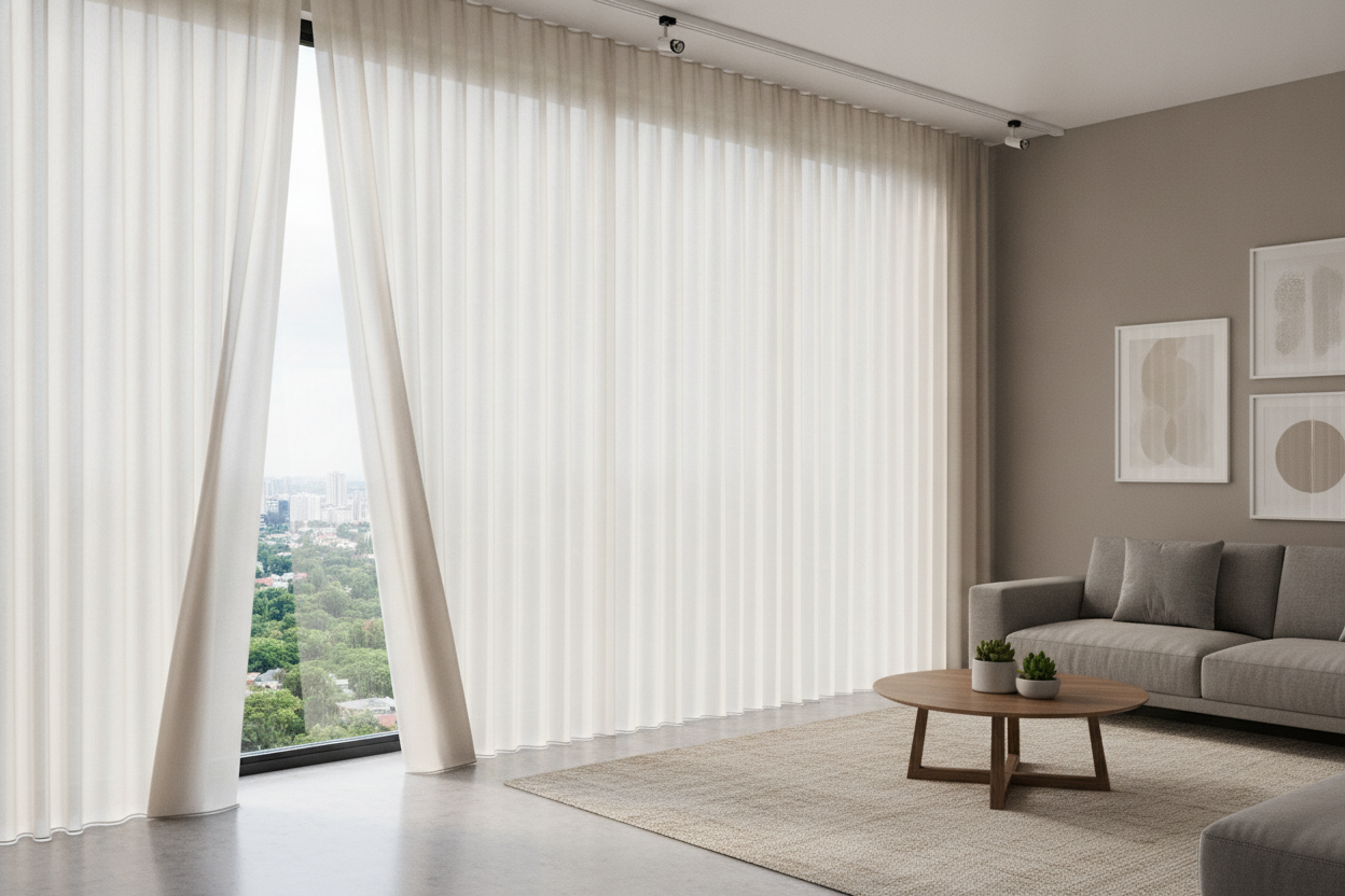 Should Your Window Curtain Treatment Actually Touch the Floor?
