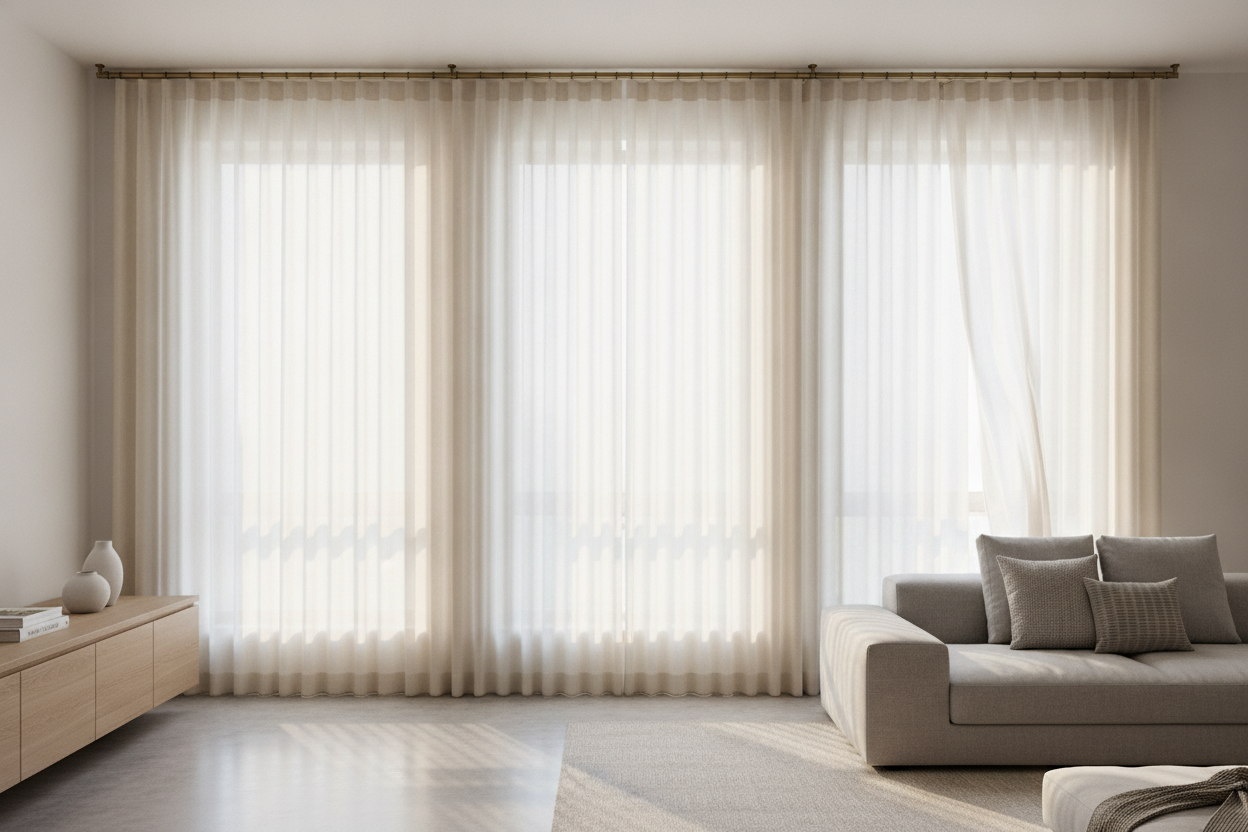 I Refuse to Hang Separate Drapes for 3 Windows in a Row