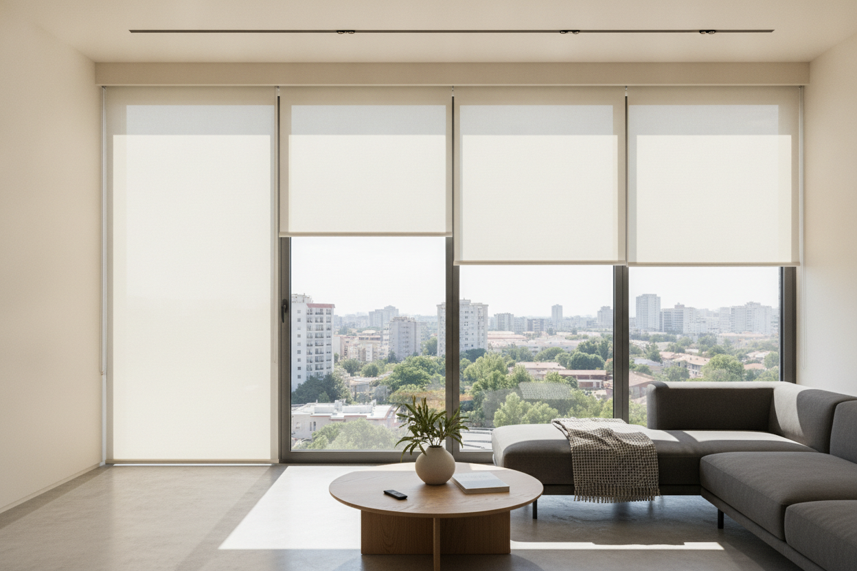Why I Swapped My Puddled Drapes for Curtains That Roll Up