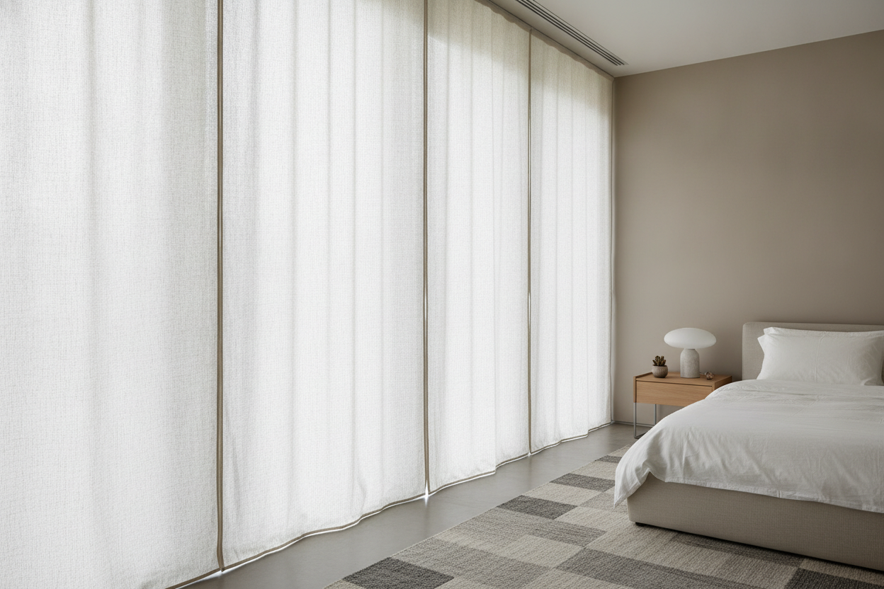 How to Make a Linen Roll Up Curtain Look Effortless, Not Messy