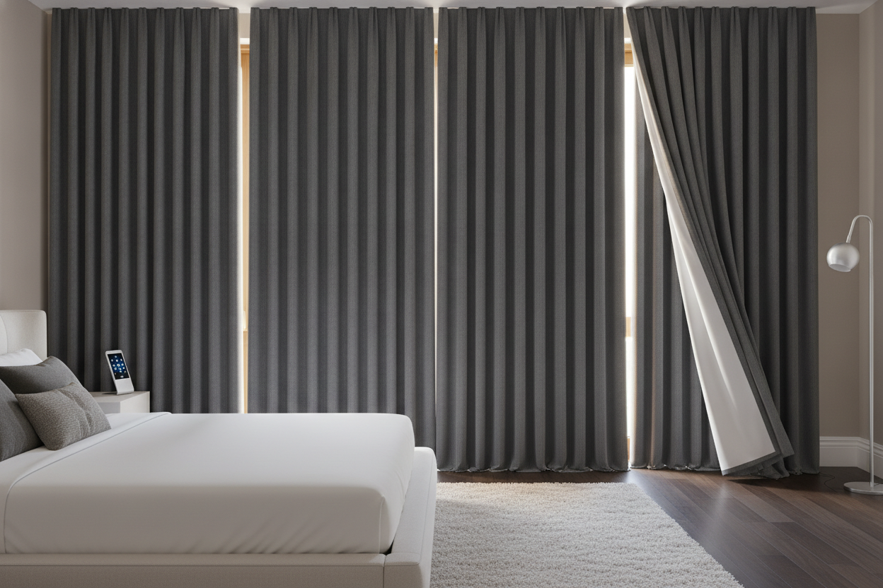 I Fixed My Stiff Curtains by Switching to Blackout Drapery Liners
