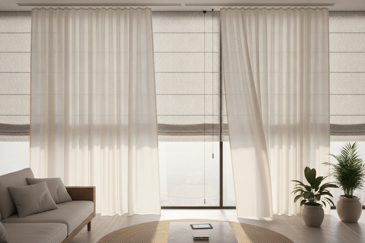 Stop Choosing Between Them: The Case for Curtain Roman Blinds
