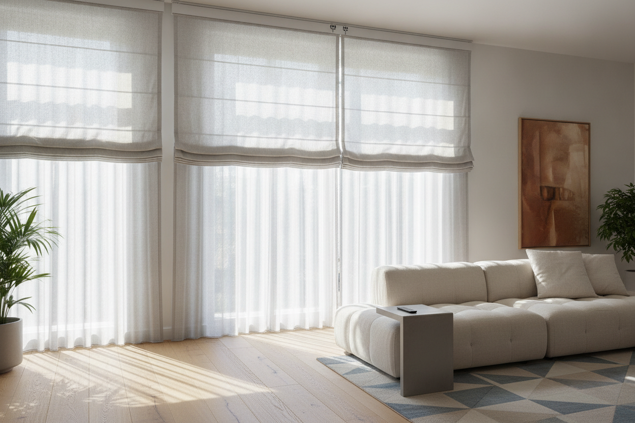 I Layered Roman Blinds Curtains and Learned a Hard Lesson