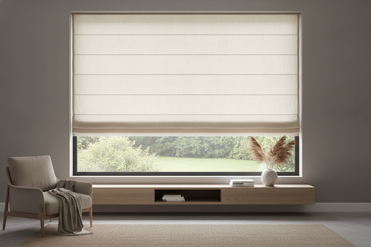 Why Most Staged Photos of Roman Shades Lie About How They Hang