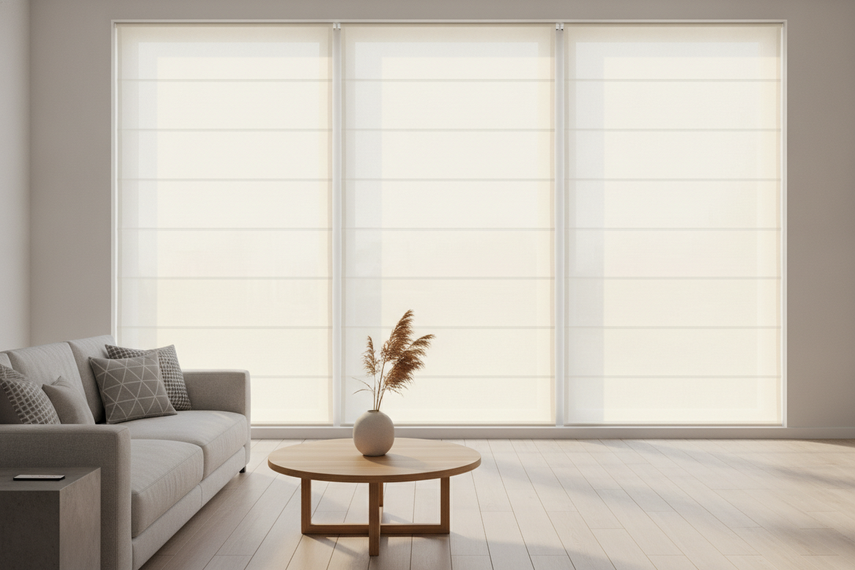 I Finally Tried a No Drill Roman Shade (And It Actually Stayed Put)