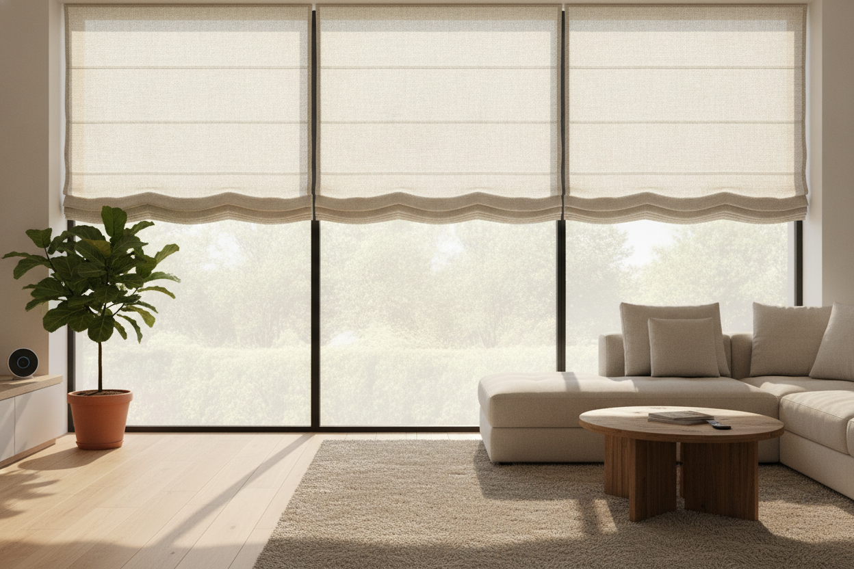 My Cheat Code for How to Make Roman Shades Easy (Without Sewing)