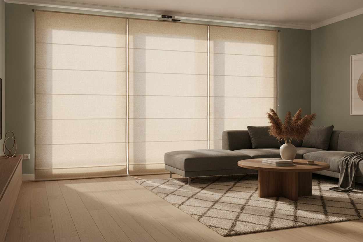 How to Make Contemporary Roman Blinds Feel Warm, Not Sterile
