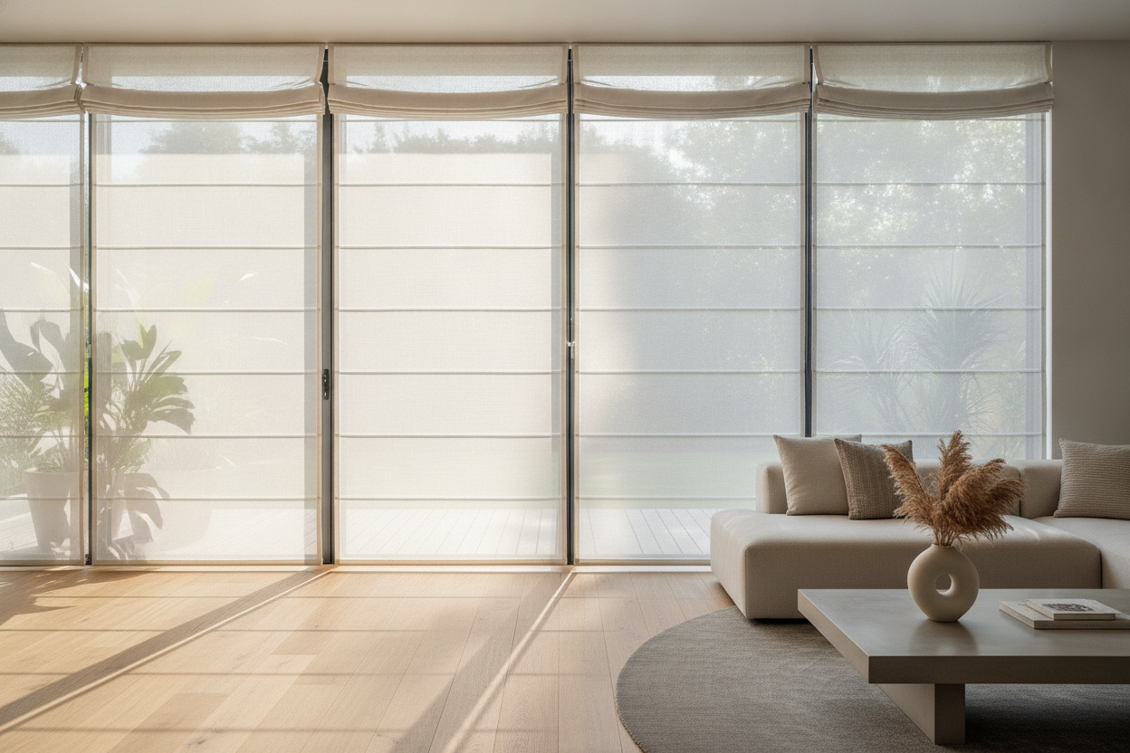 The Stacking Mistake Ruining Your Roman Blinds for Patio Doors