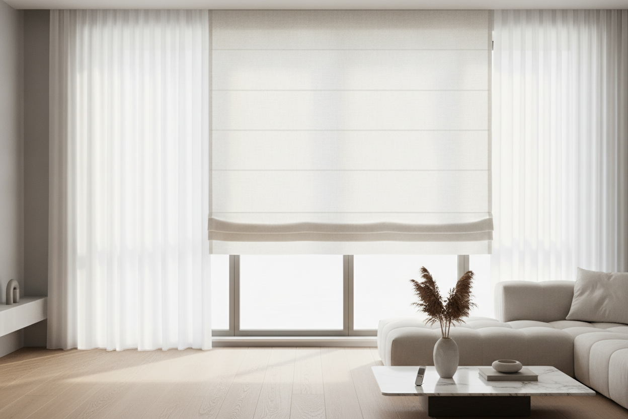 Stark White vs. Off-White Roman Shades: Which Actually Looks Better?
