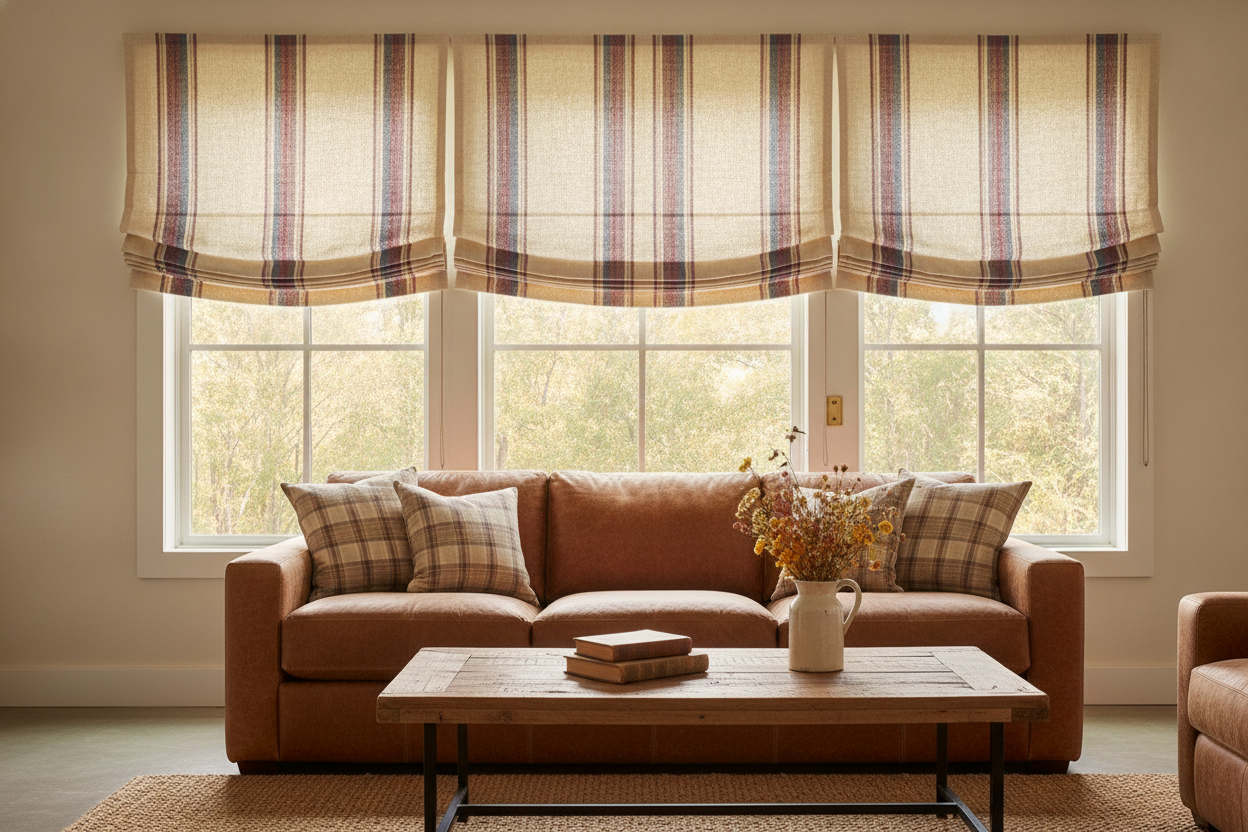 Why Your Rustic Americana Roman Shades Look Like a 90s Country Kitchen