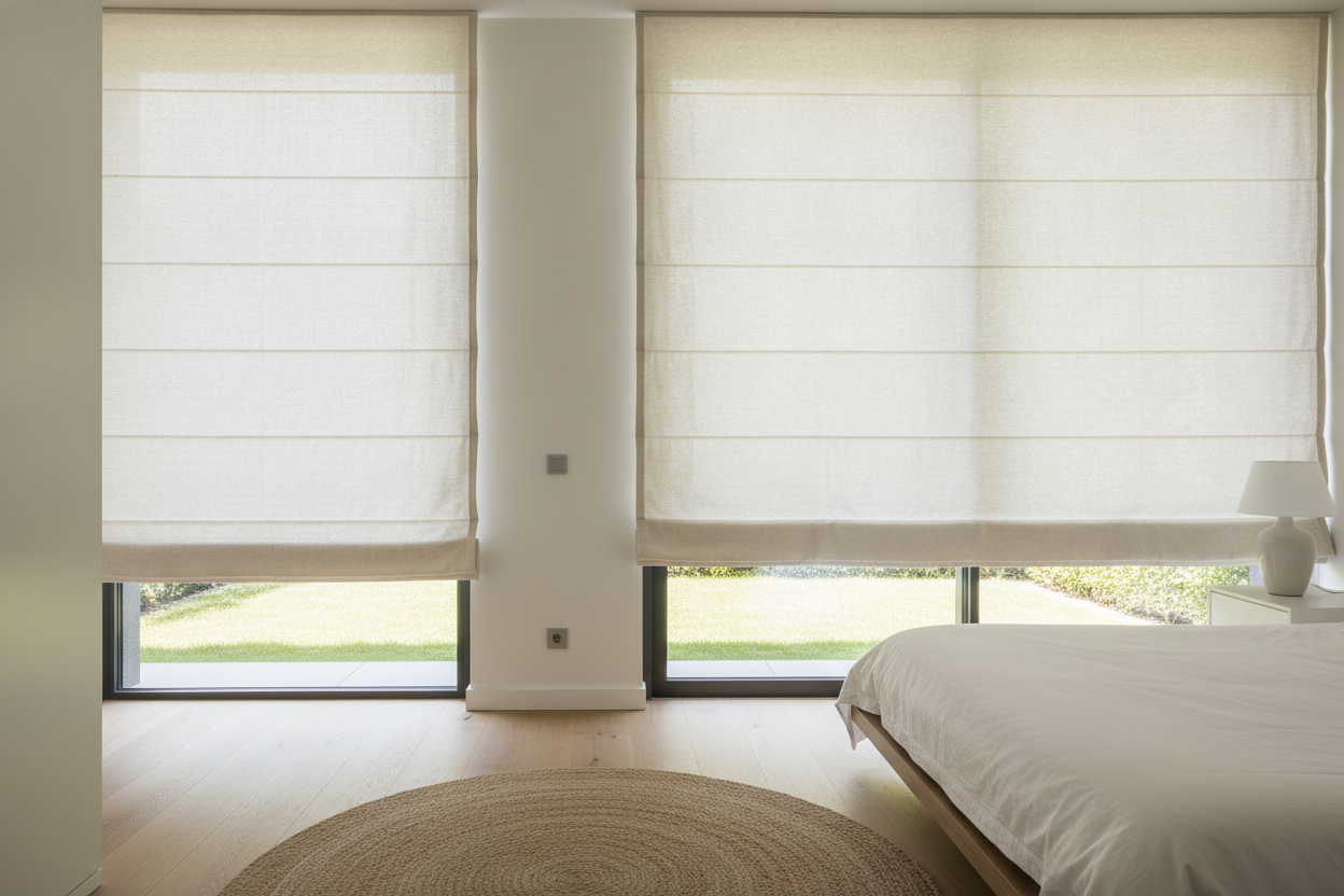 Stop Buying Linen: Why a Cotton Roman Shade Actually Looks Better