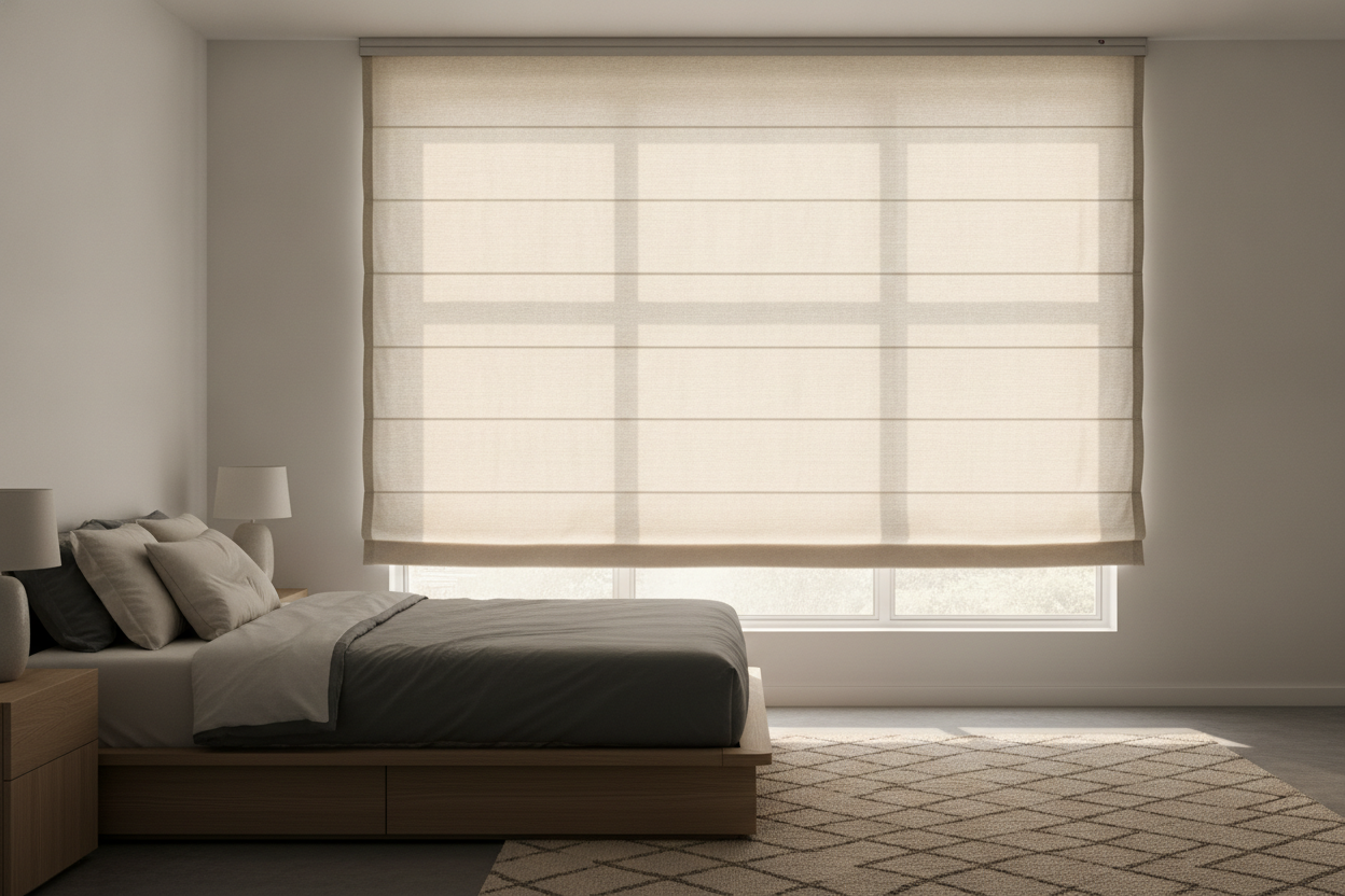 The 3 Details That Keep Modern Roman Shades From Looking Fussy