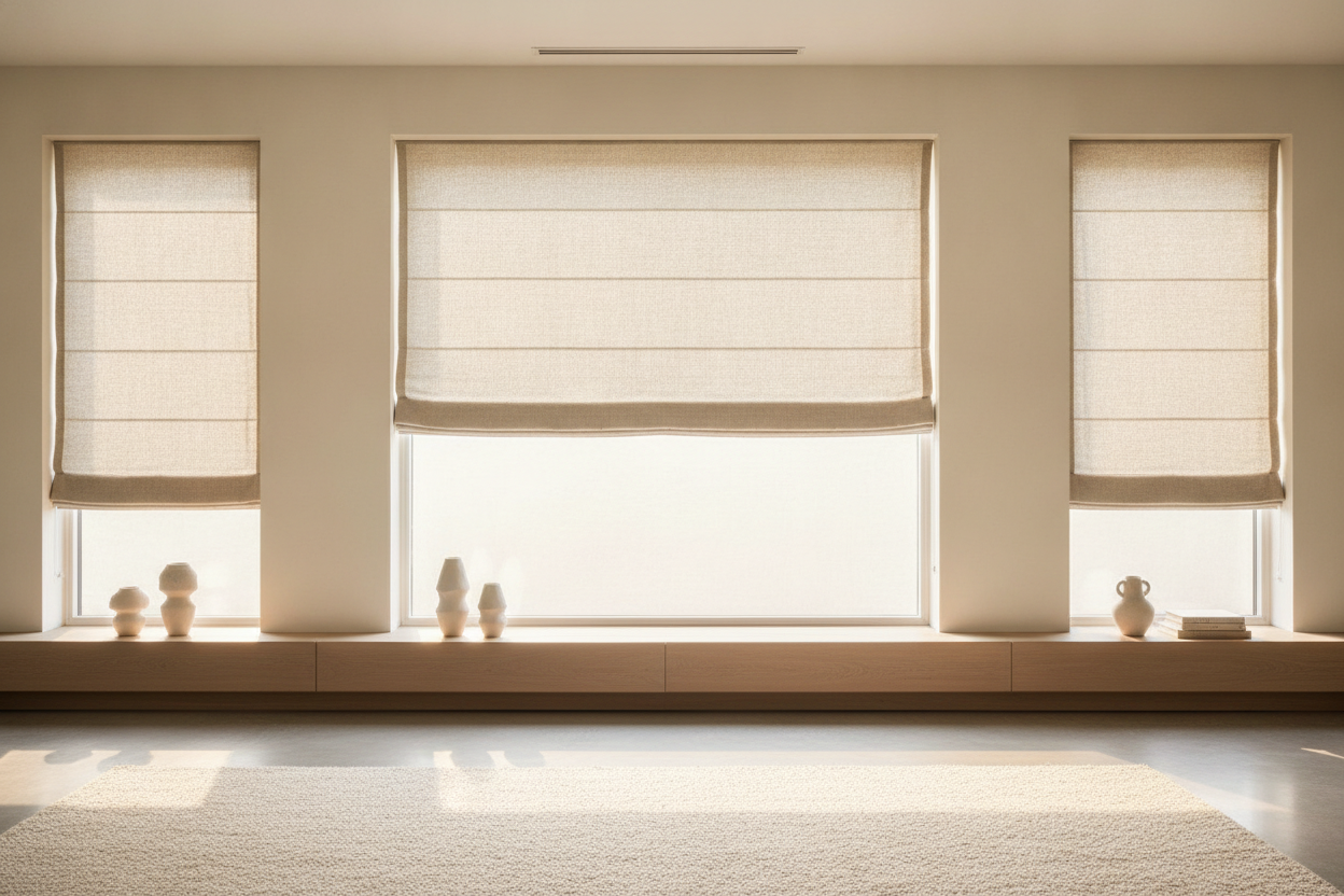 How to Hang a 72 Inch Wide Roman Shade So It Doesn't Bow in the Middle