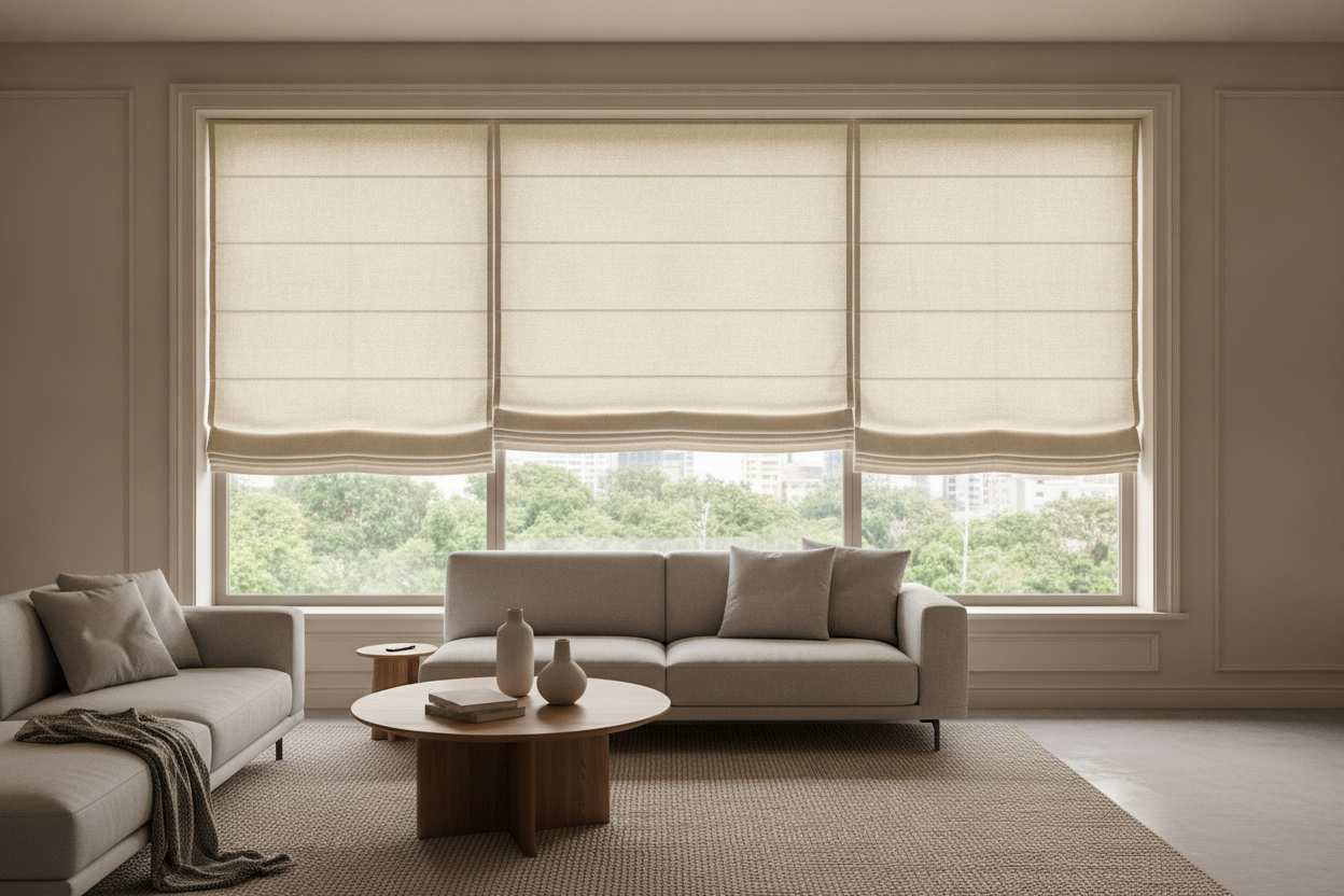 Which Looks More Custom? Roman Shades Inside vs Outside Mount