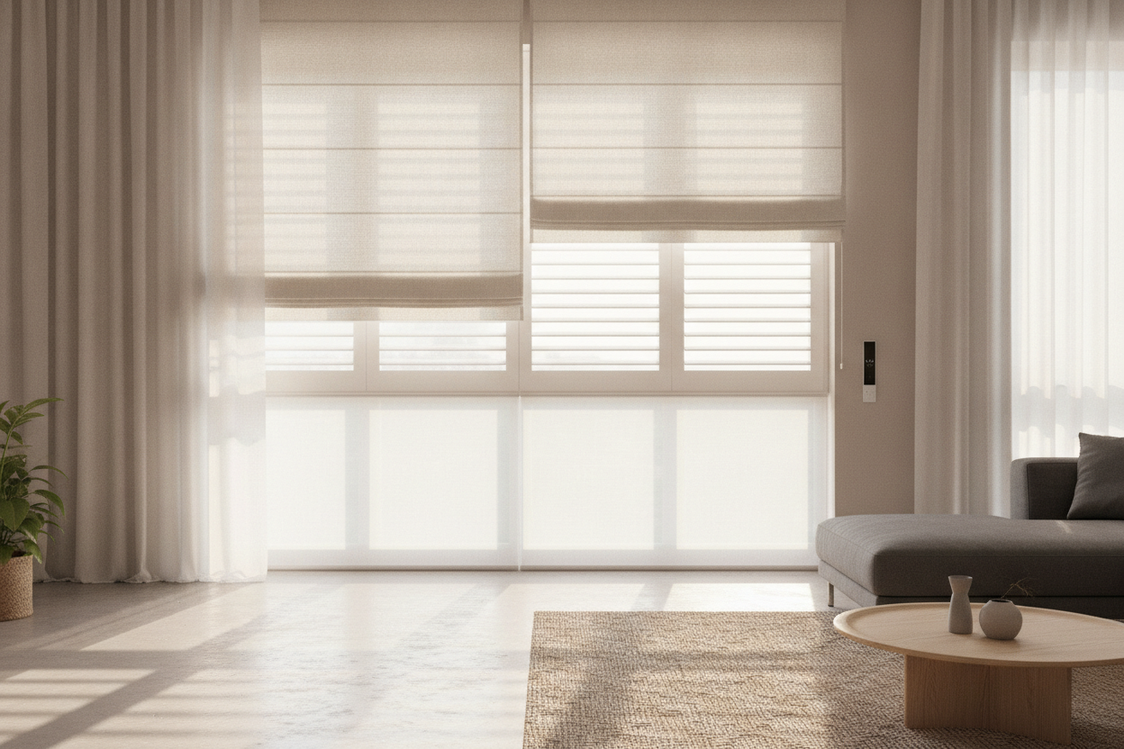 Don't Rip Out Your Slats: Why I Layer Roman Shades Over Blinds