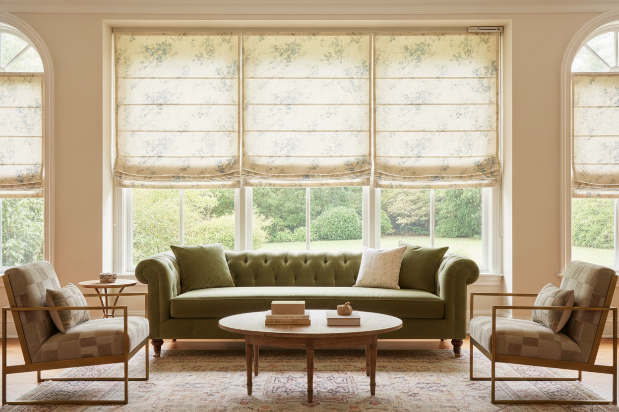 Does a Hobbled Roman Shade Actually Belong in a Modern Home?