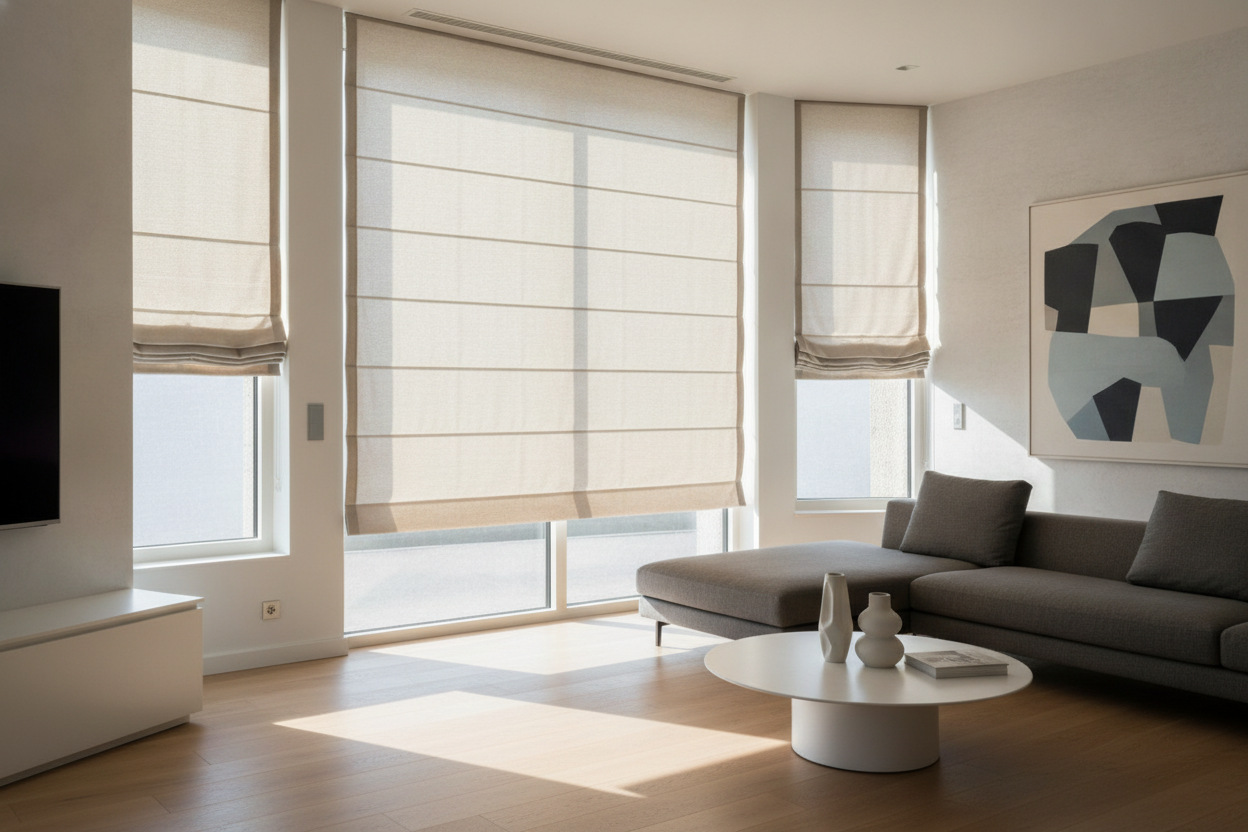 Pleated vs Soft Fold Roman Shades: Which One Ruins a Modern Room