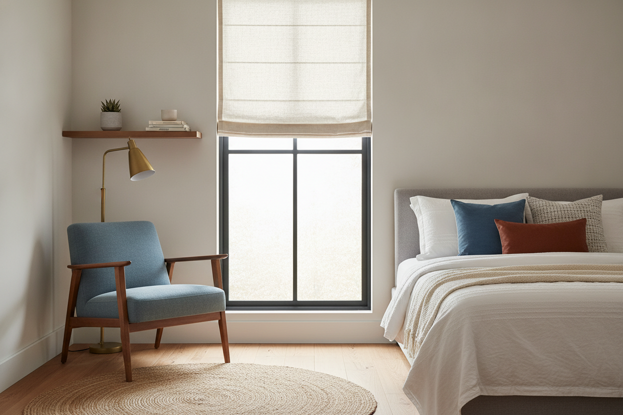 Why Skinny Windows Need Roman Shades 24 Inches Wide