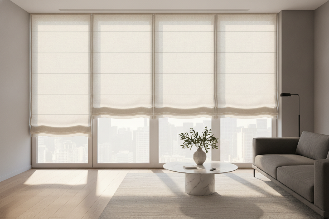 Exactly What Do Roman Blinds Look Like? (Hint: Not Like Slats)