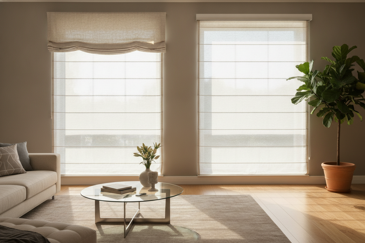 Valance vs No Valance Roman Shades: The 6-Inch Choice That Dates Your Room