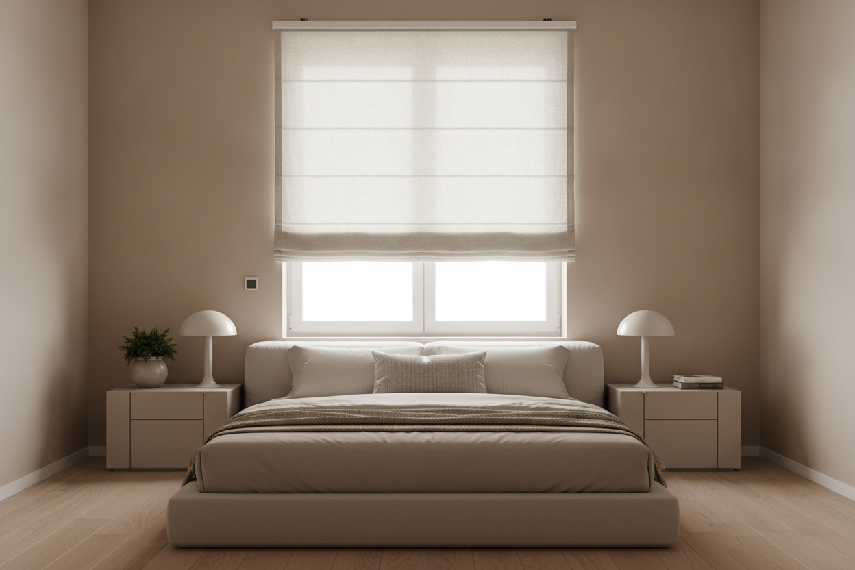 Your Standard Single Window is Begging for a 32 Inch Roman Shade