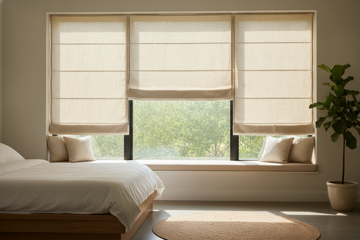 Why I Put Symple Stuff Roman Shades in My Own Guest Room