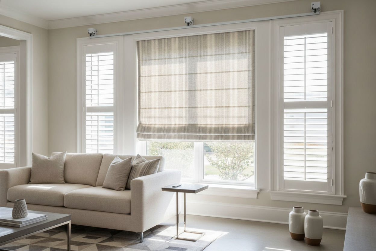 Are Roman Shades With Plantation Shutters Too Heavy? (My Honest Take)