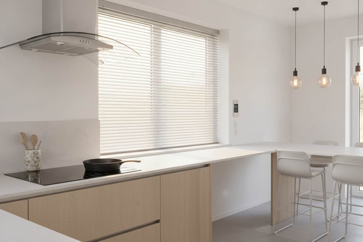 Are Kitchen Mini Blinds the Only Shade That Survives Bacon Grease?