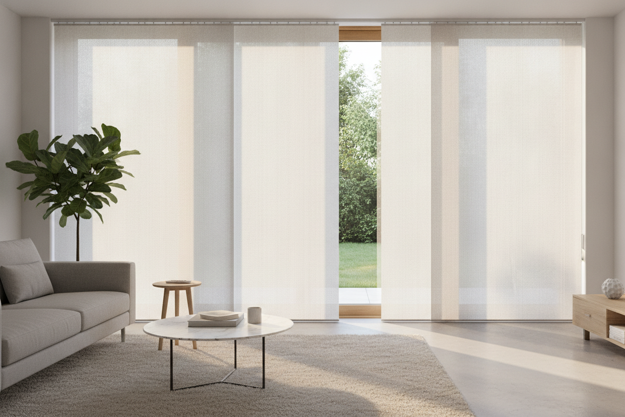 How I Made an IKEA Panel Curtain Look Like Custom Architecture