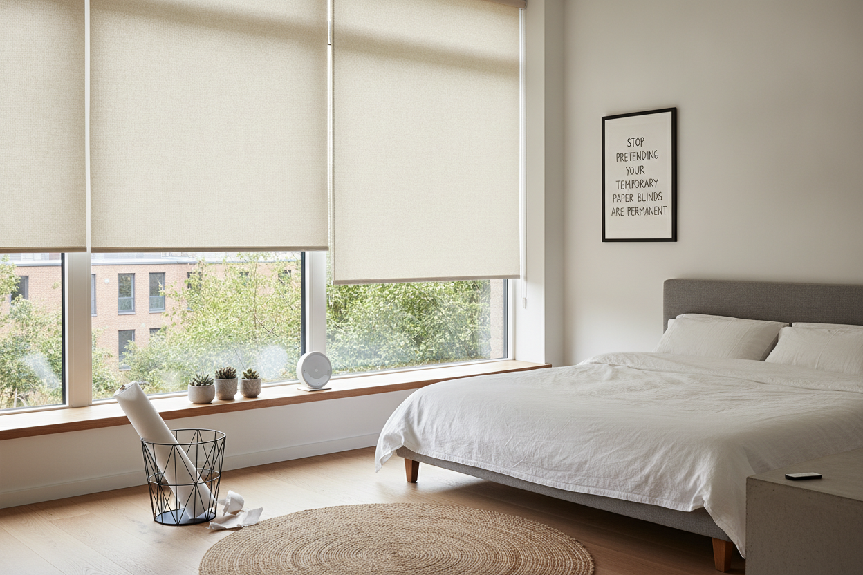 Stop Pretending Your Temporary IKEA Paper Blinds Are Permanent
