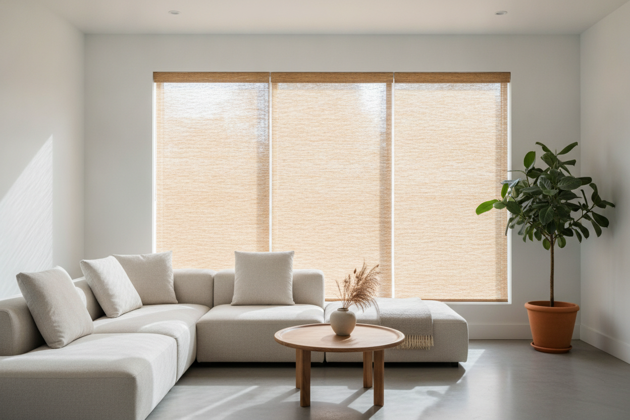 The Exact Bali Wood Shades I Use to Warm Up a Stark White Room