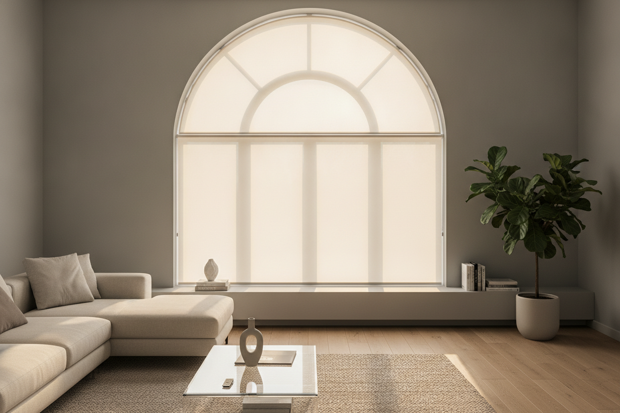 Stop Buying That Awful Paper Cover for Half Moon Window Frames