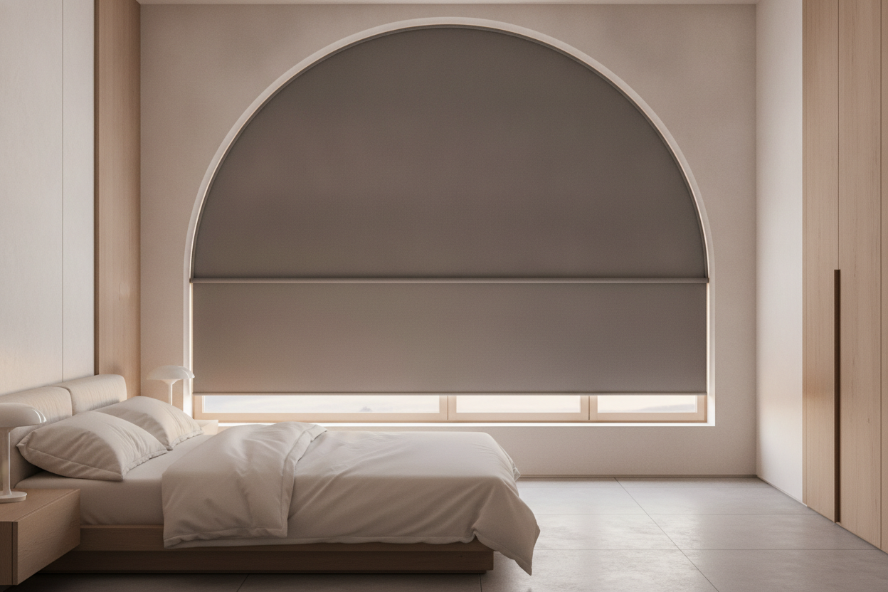 The Only Blackout Shade for Half Circle Window Shapes I Actually Like