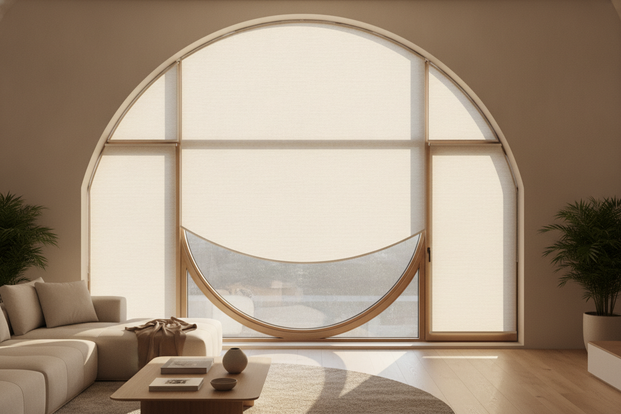 The 4 PM Glare Cure: Why You Need a Moveable Arch Window Shade