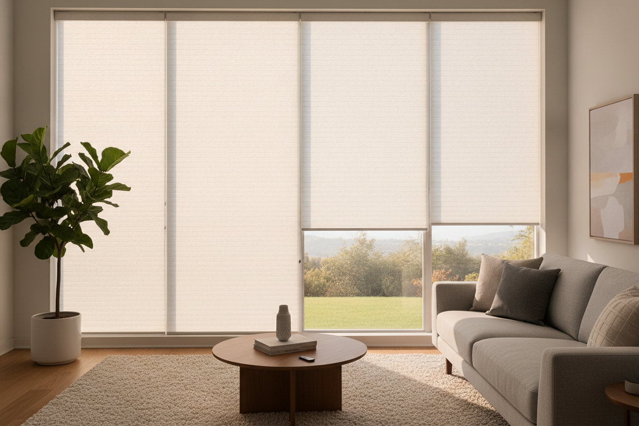 How I Styled Graber Cellular Blinds to Avoid the Dentist Office Look